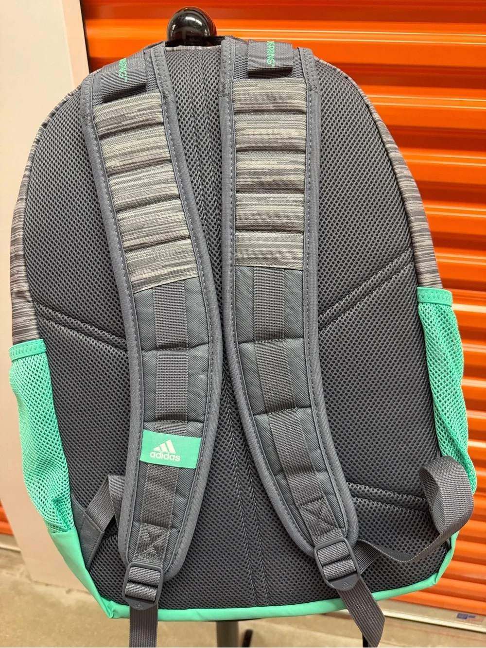 NWT Adidas Prime IV Men's Looped Bags Onix /Hi Res Green Backpack